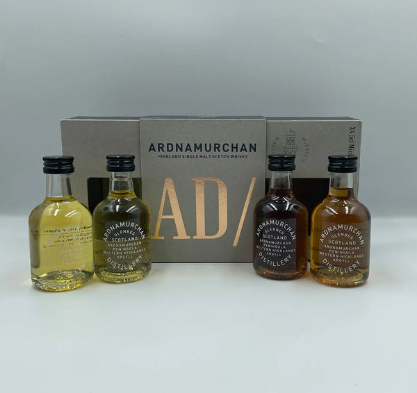 Ardnamurchan Single Malt Scotch Whisky Gift Packs 4 x 50mL