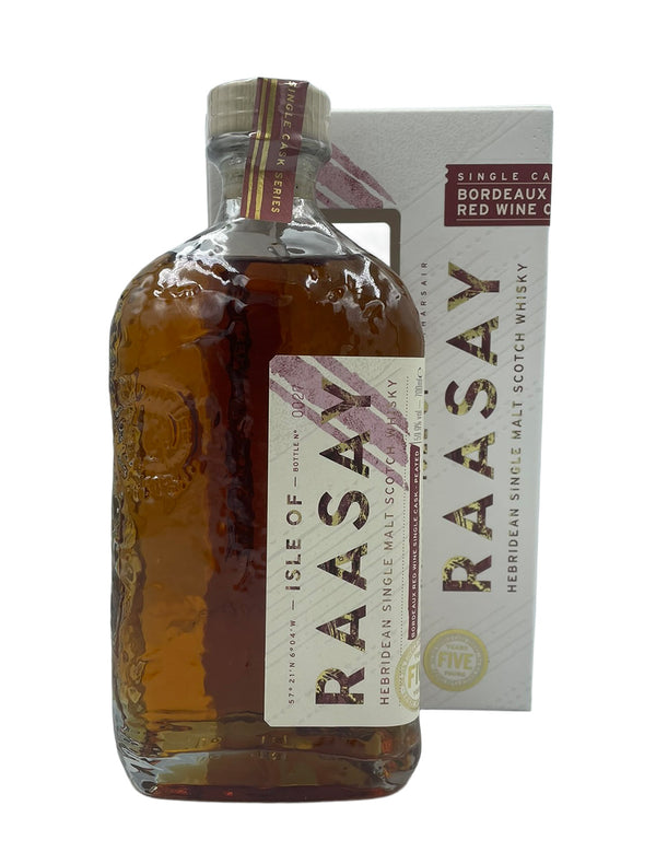 Isle of Raasay 'Na Sia' 5YO Pated Ex-Bordeaux Single Malt Whisky