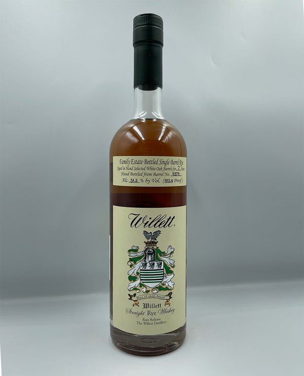 Willett Family Estate 7 YO Straight Rye Cerbaco #3 single barrel 2024 release 700mL