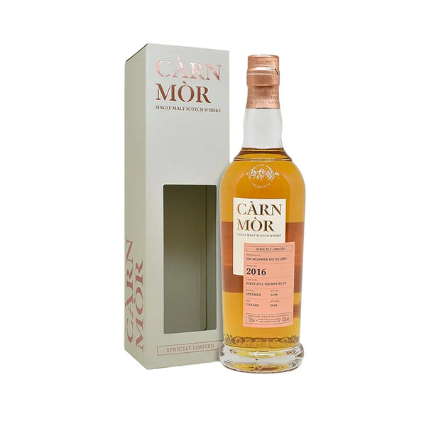 Bottle of Inchgower 7 Year Old 2016 (First-Fill Sherry) Carn Mor Strictly Limited Scotch Whisky 700ml