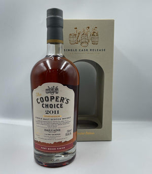Cooper's Choice Dailuaine 11 Year Old 2011 Port Finish Single Malt Scotch Whisky 700mL