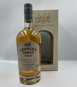 Cooper's Choice Strathclyde 28 Year Old 1993 Single Grain Scotch Whisky 700mL