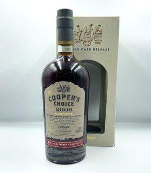 Girvan 16 Year Old 2006 Oloroso Finish Single Grain Scotch Whisky - The Cooper's Choice 700mL