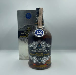 Teachers Royal Highland 12 Year Old Blended Scotch 1980s bottling 700mL