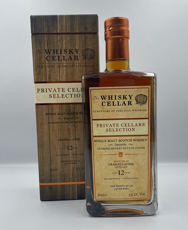 Craigellachie 12 Year Old Oloroso Octave Finish - The Whisky Cellars 700mL