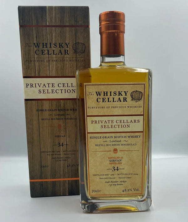 Girvan 1989 34 Year Old Single Grain - The Whisky Cellars 700mL