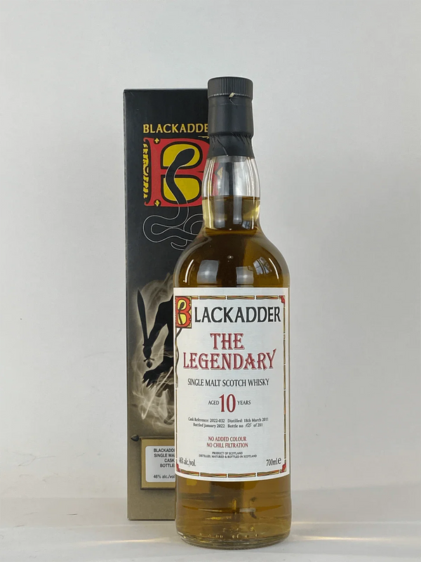 Blackadder 'The Legendary' 10 Year Old Single Malt Scotch Whisky 700ml