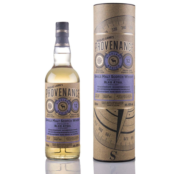 Blair Athol 12 Year Old 2007 ex-sherry cask- Provenance (Douglas Laing) single cask scotch whisky