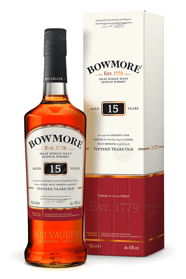 Bowmore 15 Year Old Islay Single Malt Scotch Whisky 700ml