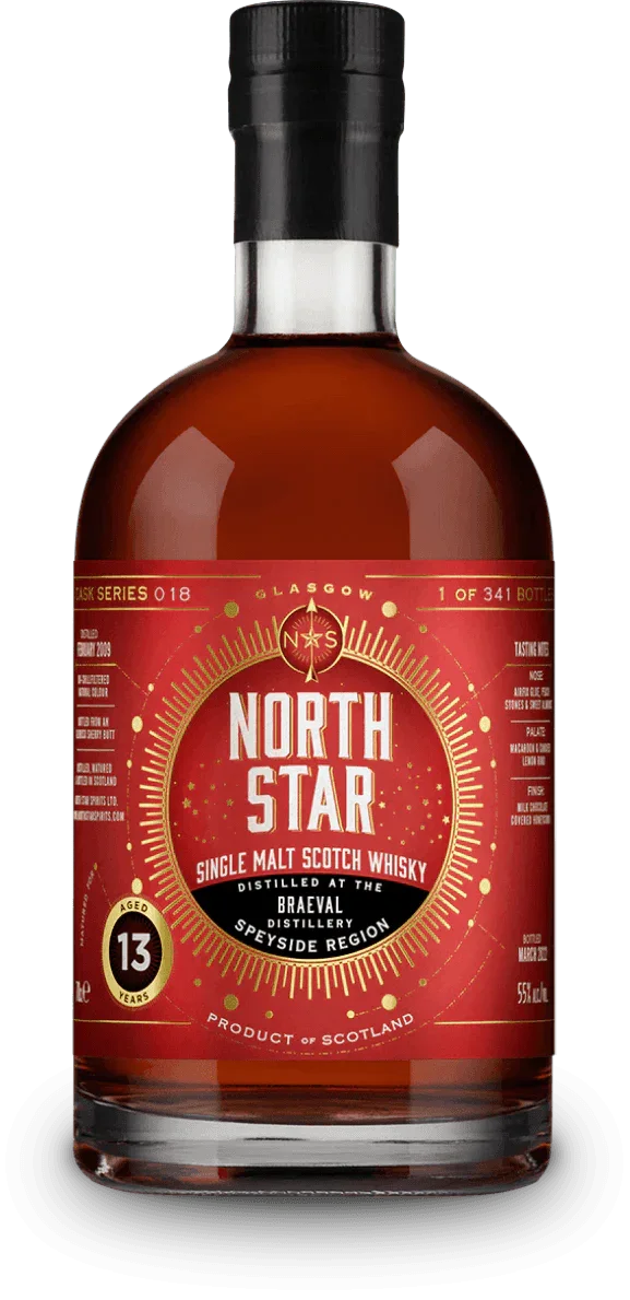 Braeval 13 year old 2009 North Star (S18) Single Malt Scotch Whisky 700ml