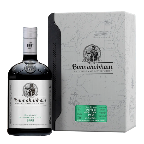 Bunnahabhain Fèis Ìle 2022 23YO 1998 Calvados Cask Finish Scotch Whisky 700ml