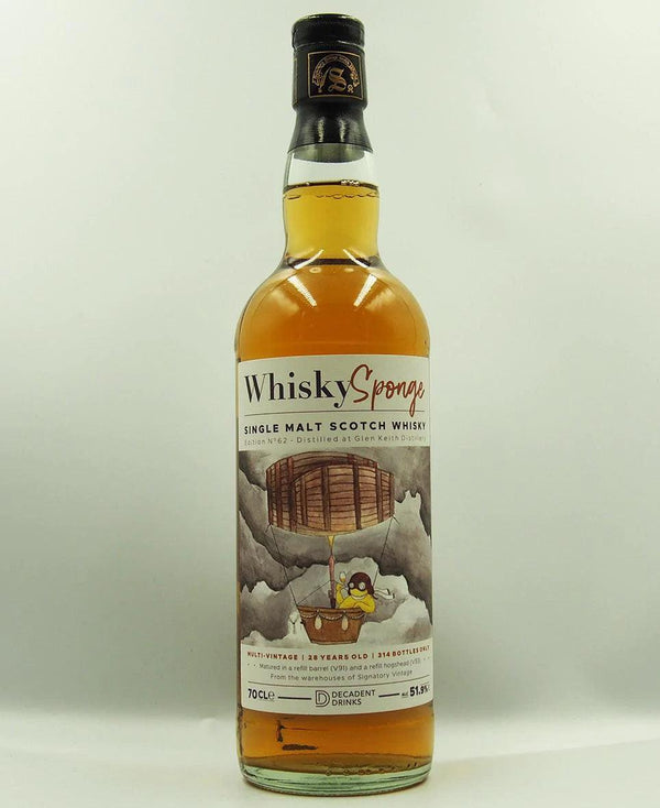 Glen Keith 28 Year Old Ed. 62 Single Malt - Whisky Sponge 700mL