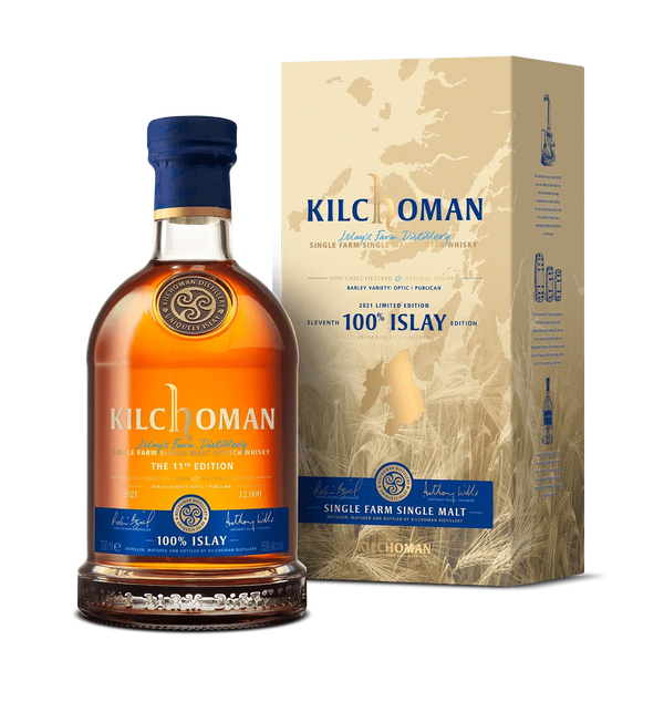Kilchoman, 100% Islay, 11th Edition (2021) Islay single malt Scotch Whisky