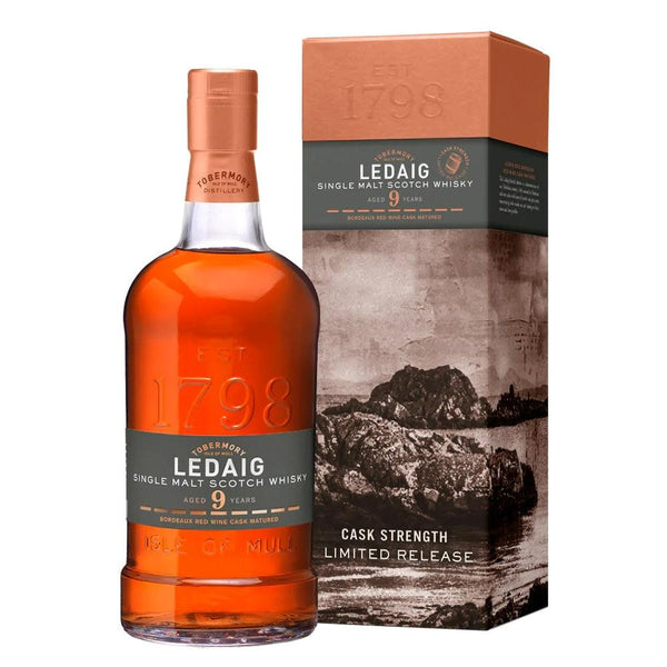 Ledaig 9 Year Old 2012 Bordeaux Cask Finish Single Malt Scotch Whisky 700mL