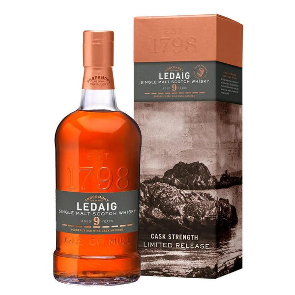 Ledaig 9 Year Old 2012 Bordeaux Cask Finish Single Malt Scotch Whisky 700mL