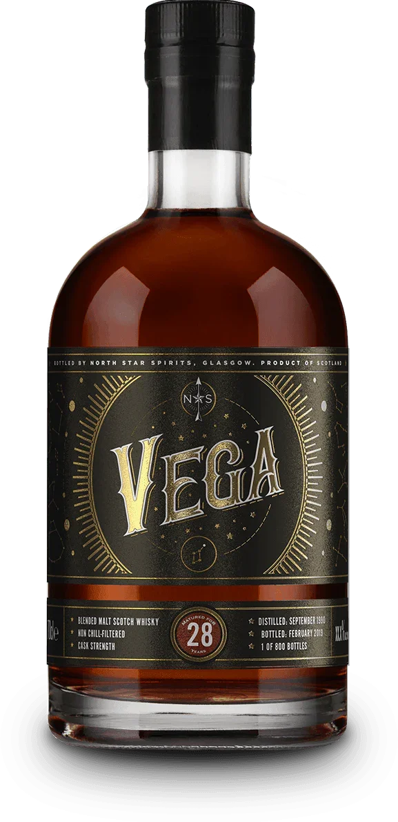 North Star Vega 28 year old blended malt scotch whisky