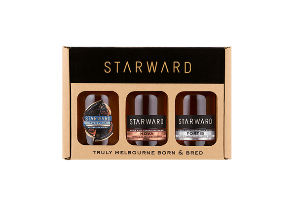 Starward 3 x 200ml Australian Whisky gift pack