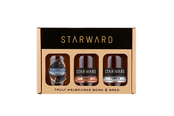 Starward 3 x 200ml Australian Whisky gift pack