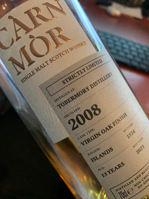 Carn Mor Tobermory 2008 13 year old single malt Scotch whisky