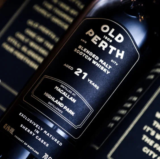 Old Perth 21YO Macallan & Highland Park 700ml 43.6%ABV
