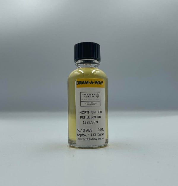 Dram-A-Way North British 1989 33 YO - The Whisky Cellars 30mL