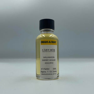 Dram-A-Way Williamson (Laphroaig)  9 YO Scotch Whisky 30mL