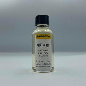 Dram-A-Way Blair Athol 10YO 2011 Provenance Scotch Whisky 30mL