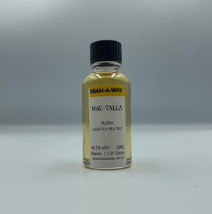 Dram-A-Way Mac-Talla 'Flora' Lightly Peated Islay Single Malt Scotch Whisky 30mL