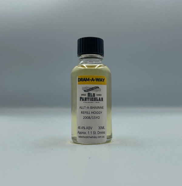 Dram-A-Way Allt-A-Bhaine 15YO 2008 Old Particular Scotch Malt Whisky 30mL