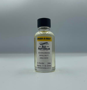 Dram-A-Way Invergordon 19YO 2002 Old Particular Scotch Grain Whisky 30mL
