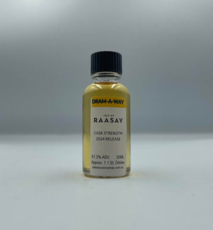 Dram-A-Way Isle of Raasay Cask Strength Single Malt Whisky 30mL