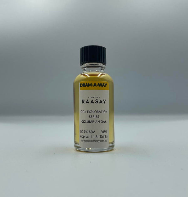 Dram-A-Way Raasay Peated Columbian Oak Matured Scotch Whisky 30mL
