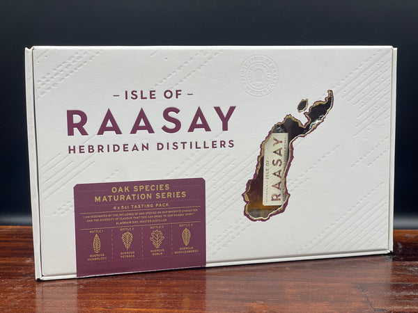 Isle of Raasay Distillery "Oak Species Maturation" Tasting Pack 4 x 50ml