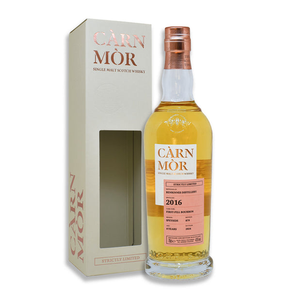 Bottle of  Benrinnes 8 Year Old 2016 (First-Fill Bourbon) Carn Mor Strictly Limited Scotch Whisky 700ml