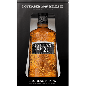 Highland Park 21 year old (November 2019 Release) Single Malt Scotch Whisky 700mL