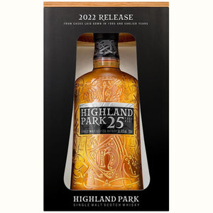 Highland Park 25 year old (2022 Release) Single Malt Scotch Whisky 700mL