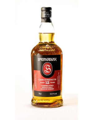 Springbank 12 Year Old Cask Strength 2023 Release Campbeltown single malt Scotch Whisky 700mL
