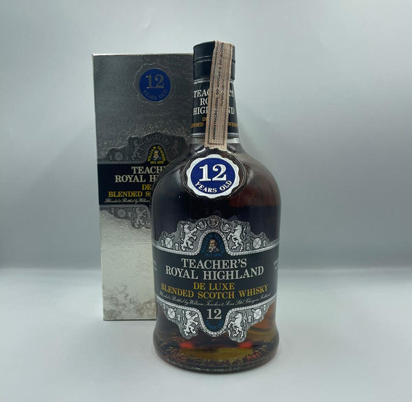 Teachers Royal Highland 12 Year Old Blended Scotch 1980s bottling 700mL