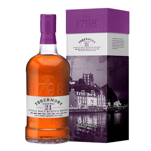 Tobermory 21 Year Old Oloroso Finish Single Malt Scotch Whisky 700mL