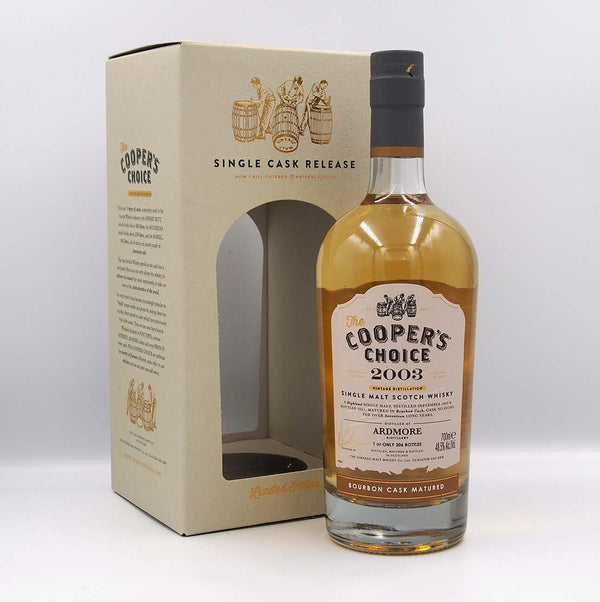 Ardmore 17 Year old 2003 - The Cooper's Choice single cask Scotch Whisky