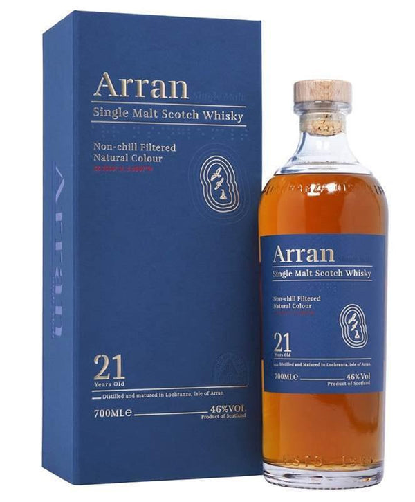 Arran 21 year old single malt Scotch Whisky