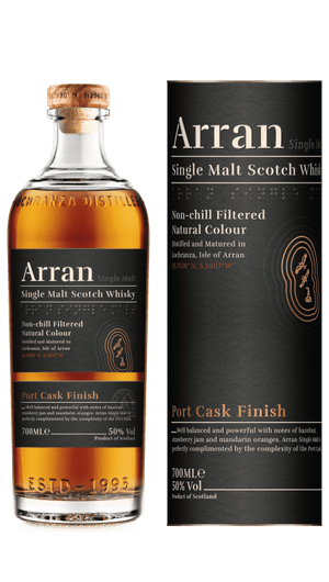 Arran Port Cash Finish single malt scotch whisky 700ml with gift tube