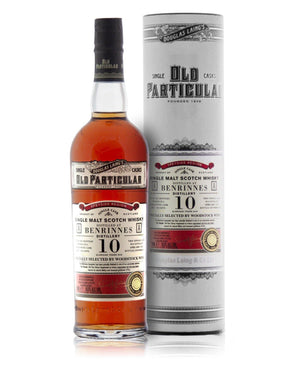 Benrinnes 10 year old woodstock shiraz finished single cask scotch whisky by old particular and douglas laing and co