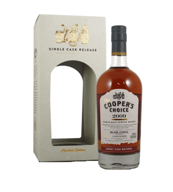 Blair Athol 11 year old 2009 coopers choice sherry matured single malt scotch whisky 700ml