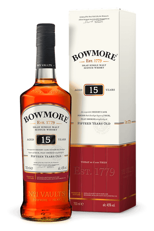 Bowmore 15 Year Old Islay Single Malt Scotch Whisky 700ml