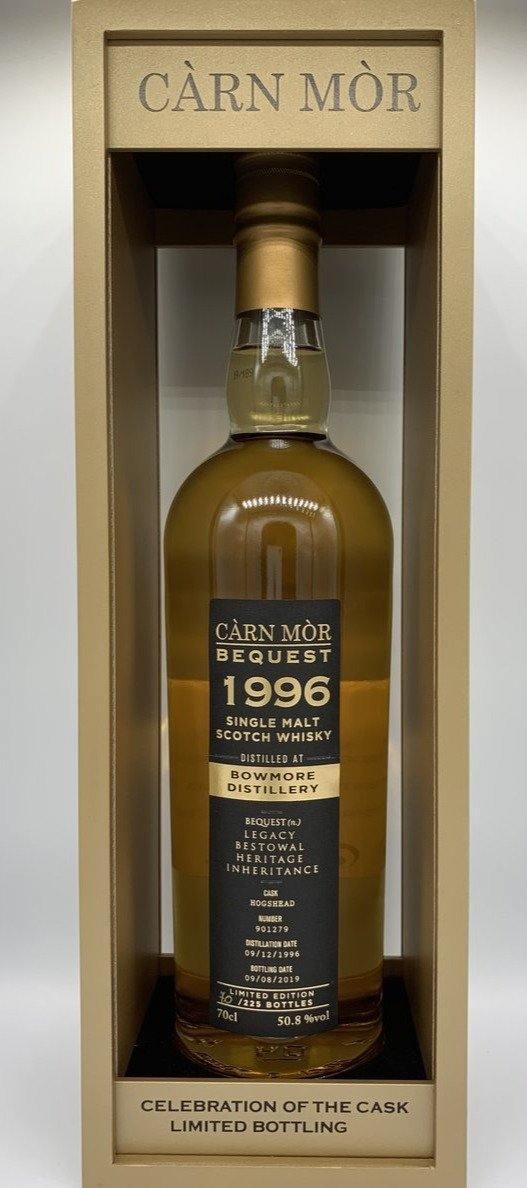 Bowmore 23 Year old 1996 carn mor bequest scotch whisky