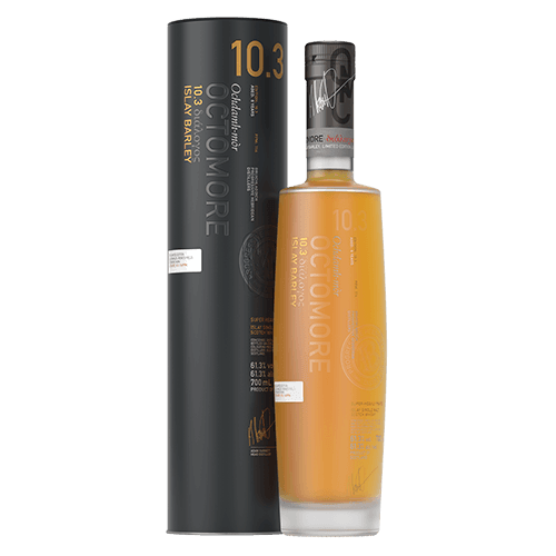 Octomore 10.3 Cask strength single malt scotch whisky by Bruichladdich 700ml