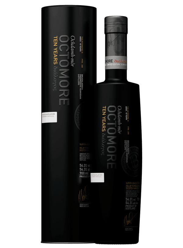 Bruichladdich Octomore 10 year old 11.4 Cask Strength Single Malt Scotch Whisky 700ml