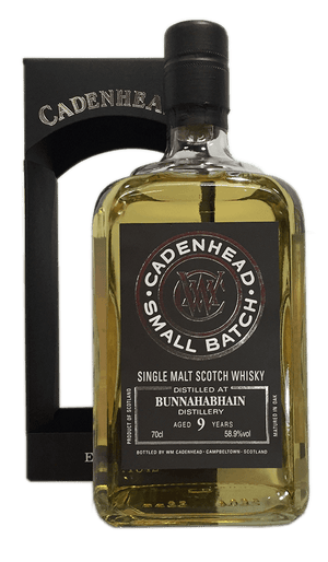 Bunnahabhain 9 year old 2009 single malt scotch whisky by Cadenhead Small Batch