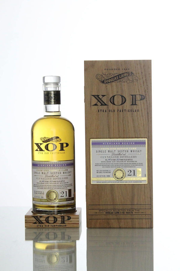 Clynelish 21 year old Scotch Whisky 1994 XOP by Douglas Laing in wooden Gift box